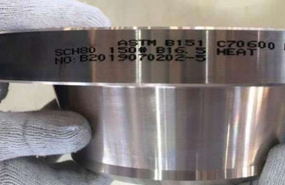 Copper Nickel Weld Neck (WNRF) Flanges